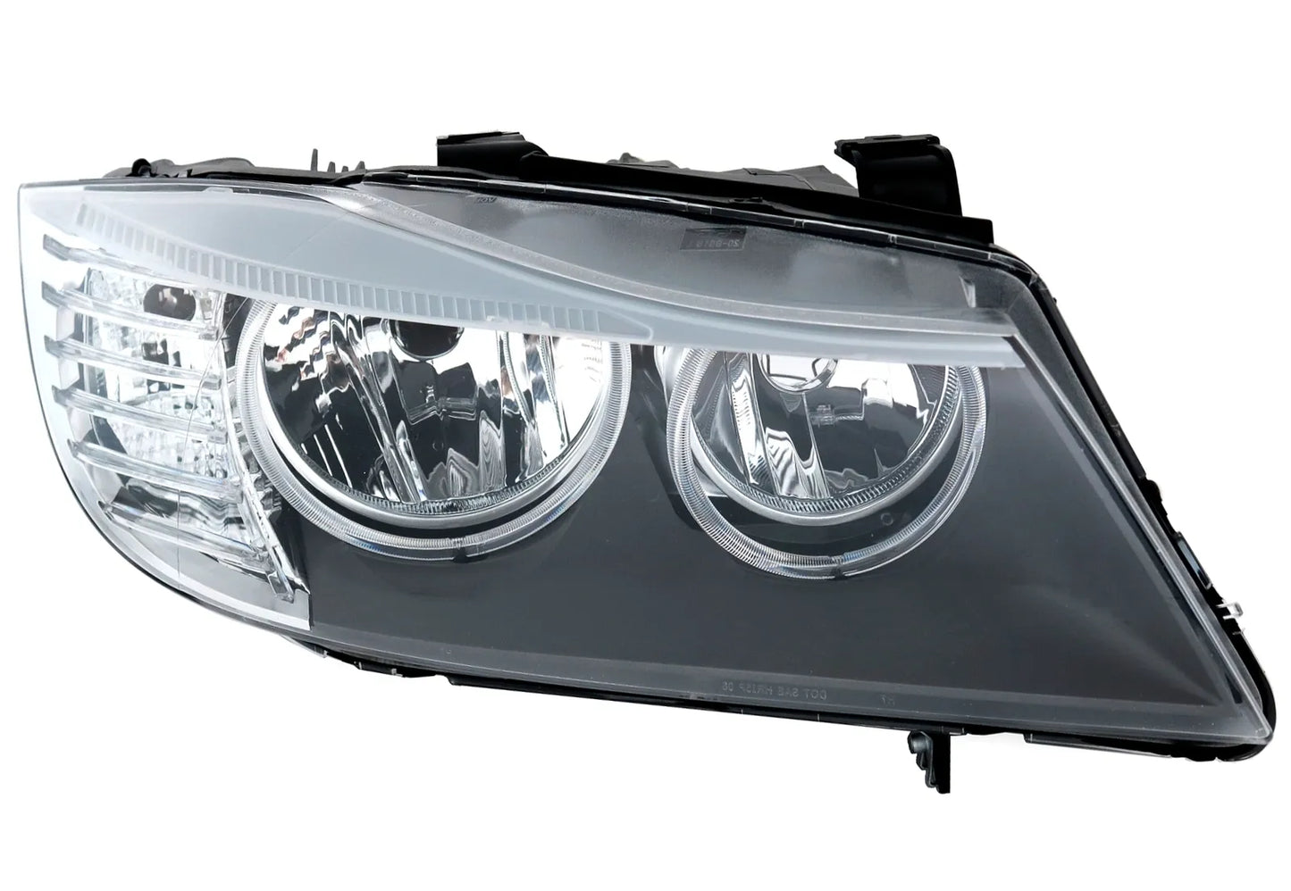 🔥Faro destro per serie 3 BMW E90 Limo E91 Touring 08-11Anelli LED Angel Eye H🔥