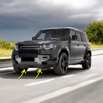 ✨PProtezione antincastro in alluminio nera per Land Rover Defender L663 90 110 ✨
