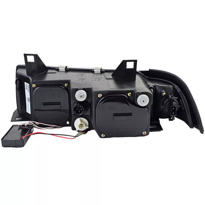 🔥Black CCFL Angel Eyes Headlights for BMW 3 SERIES E36 Coupe Convertible🔥