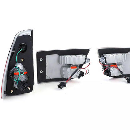🔥Fanali posteriori con vetro trasparente rosso fumo nero per BMW X5 E53 99-03🔥