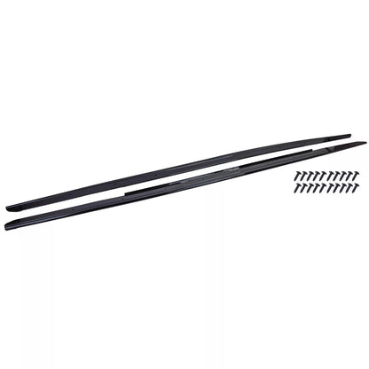 🔥 Minigonne laterali attaccate nere lucide per BMW Serie 5 F10 F11 2010-2017🔥
