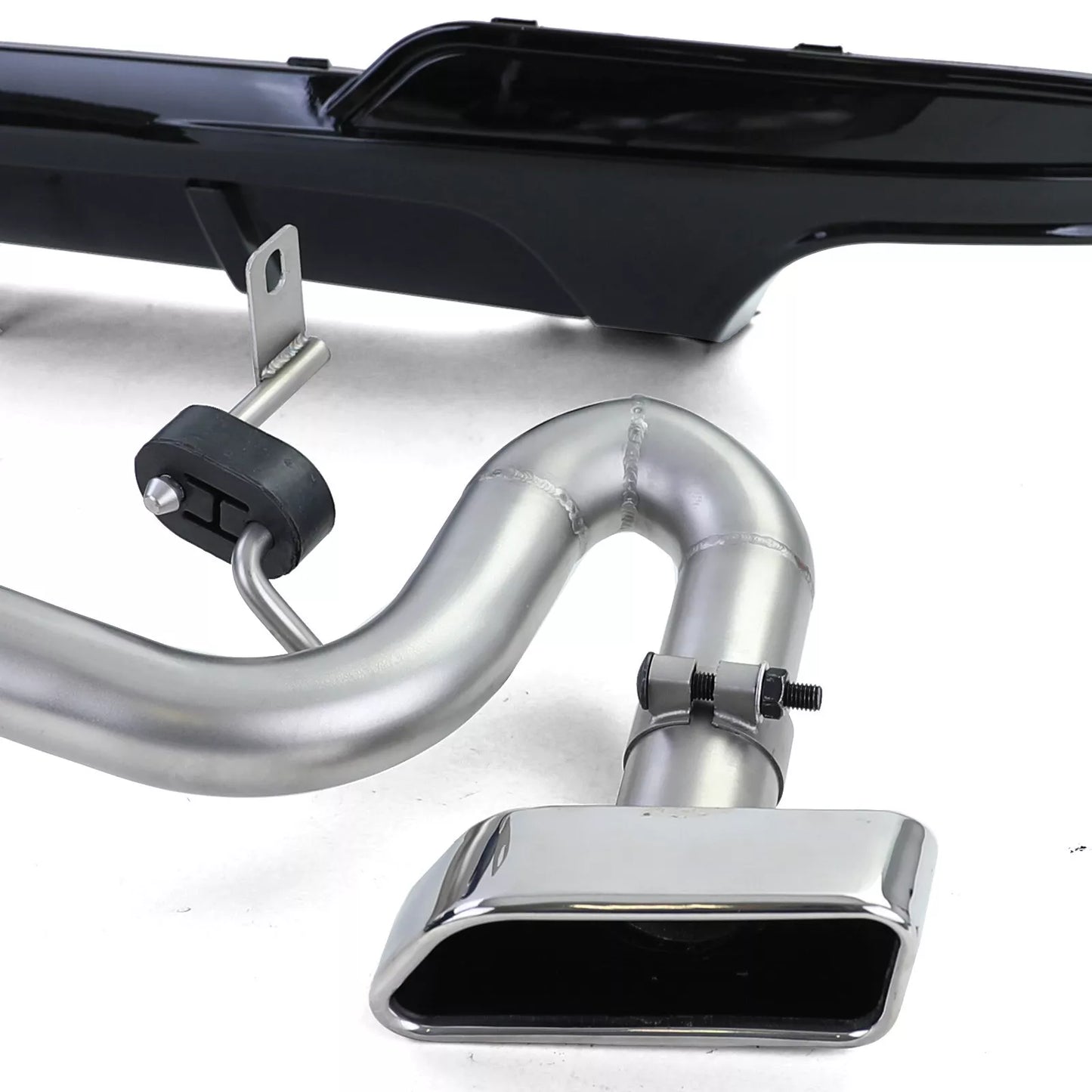 🔥Diffusore posteriore lucido + conversione terminale Twin V8 per BMW F10 F11🔥