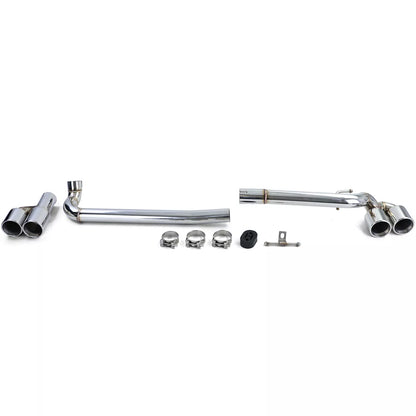 🔥Kit conversione tubo di scarico duplex a 4 tubi per BMWE90 E91 323 325 328 330🔥