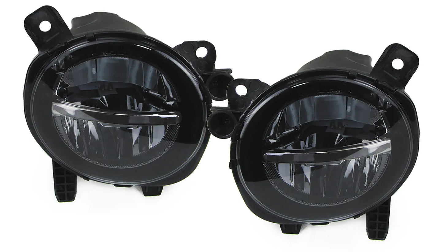 🔥Set fendinebbia a LED nero fumo adatto per BMW F20 F21 F30 F31 F32 F33🔥