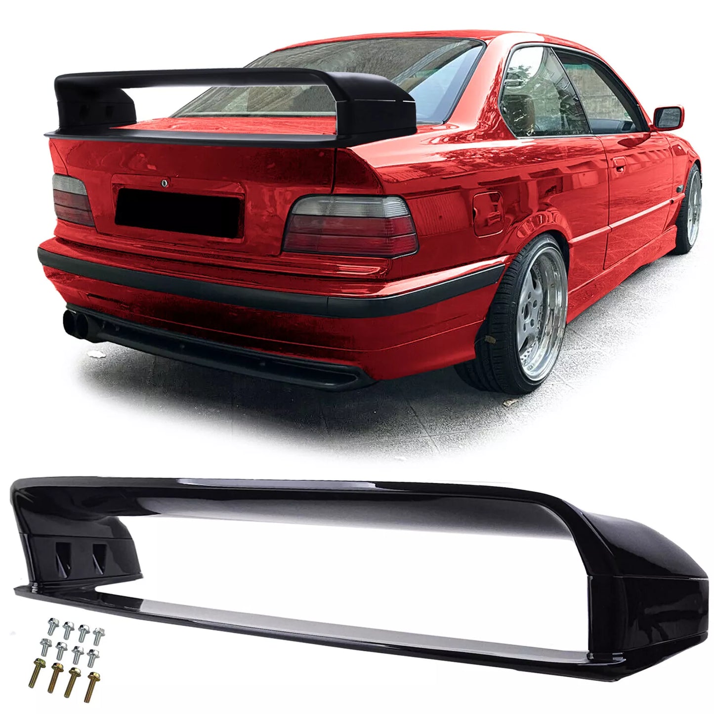 🔥Spoiler posteriore sportivo in ABS lucido per BMW E36 90-98 anche M3 GT Classe 2🔥