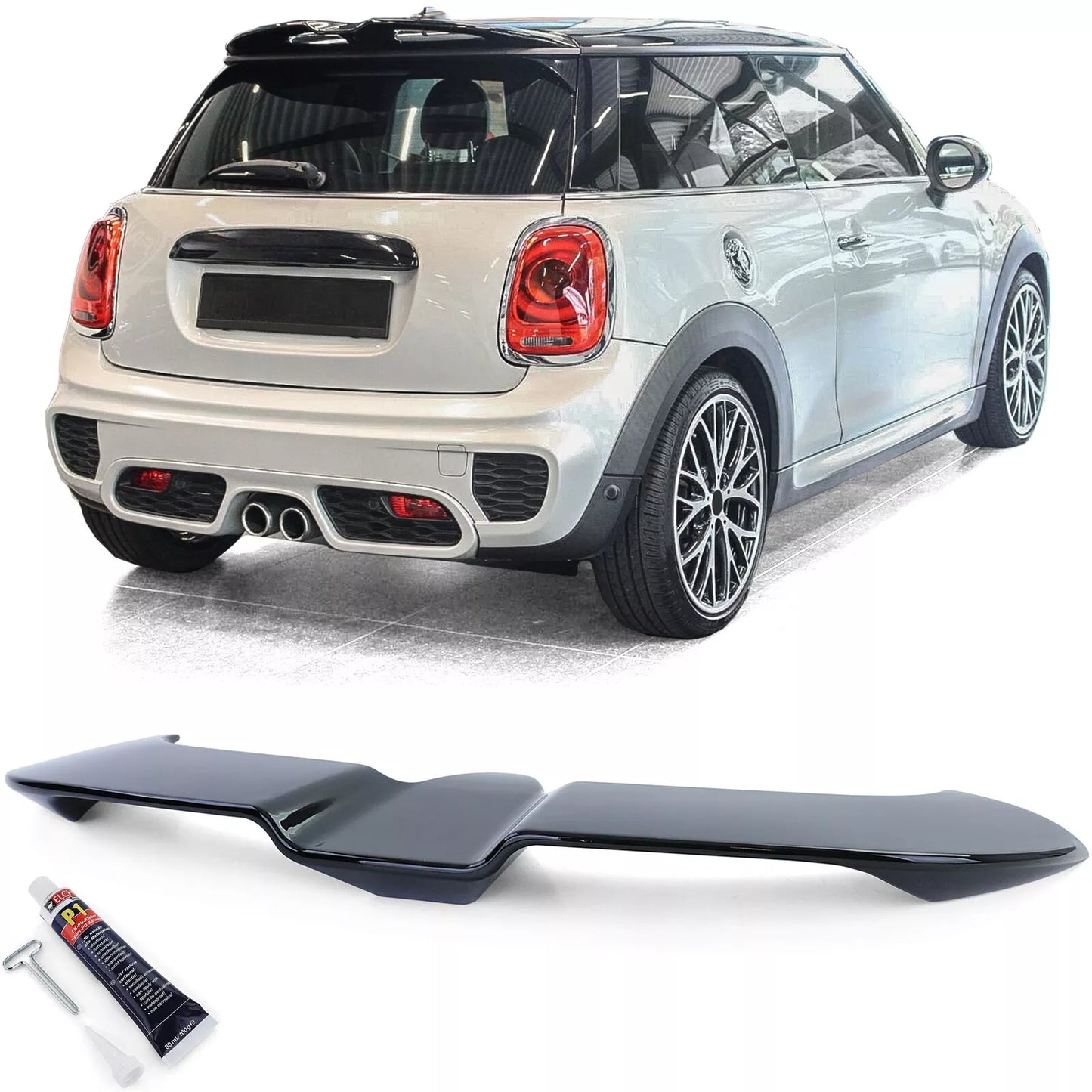 🔥Spoiler posteriore sul tetto nero lucido per Mini One Cooper F56 dal 2014🔥