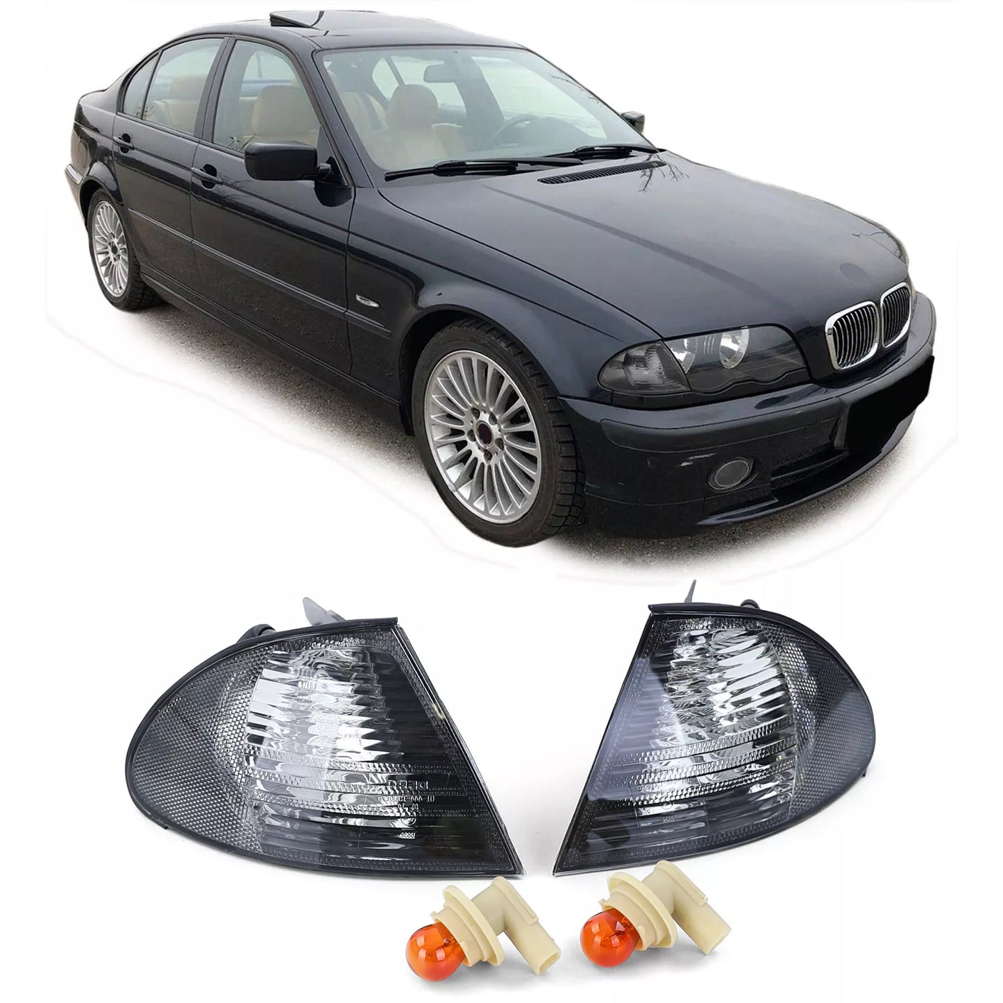 🔥Indicatore di direzione nero adatto per BMW SERIE 3 E46 Berlina Touring 98-01🔥