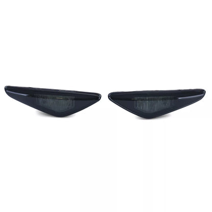 🔥 Coppia indicatori laterali a LED fumo nero adatti per BMW Serie 3 E46 Coupé Cabrio 03-07🔥