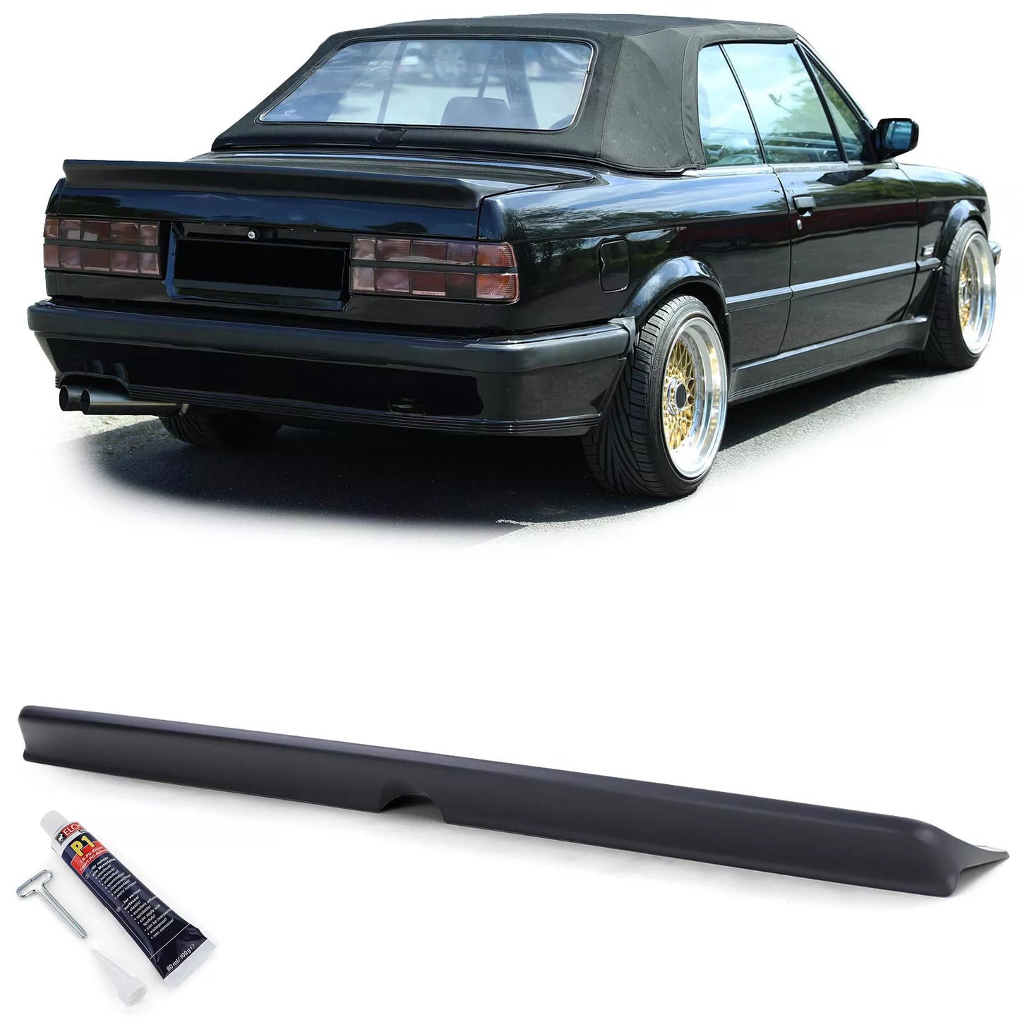 🔥Spoiler posteriore Sport 1 con ABE adatto per BMW E30 Limo Convertible 82-93🔥