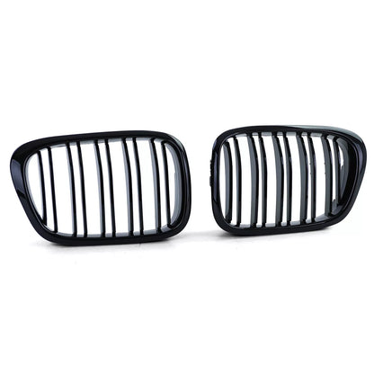 🔥Griglia griglia radiatore sportiva a doppia barra per BMW Serie 5 E39 95-03🔥
