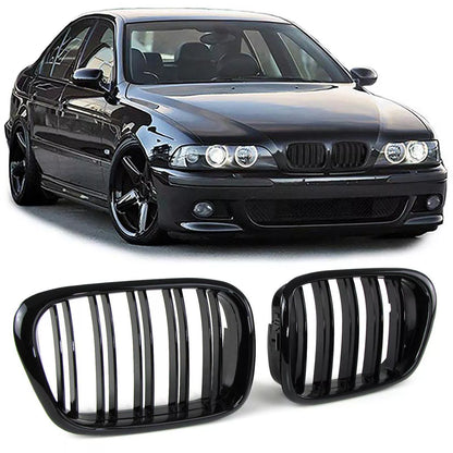 🔥Griglia griglia radiatore sportiva a doppia barra per BMW Serie 5 E39 95-03🔥
