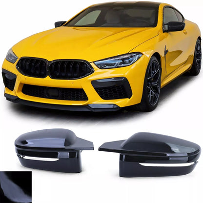 🔥Cappelli specchietti neri lucidi per sostituire BMW Serie 8 G14 G15 G16 dal 18🔥