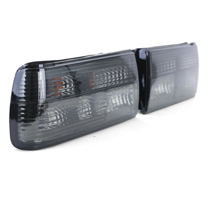 🔥Fanali posteriori in vetro trasparente fumé nero adatti per BMW Serie 3 E30 Facelift🔥