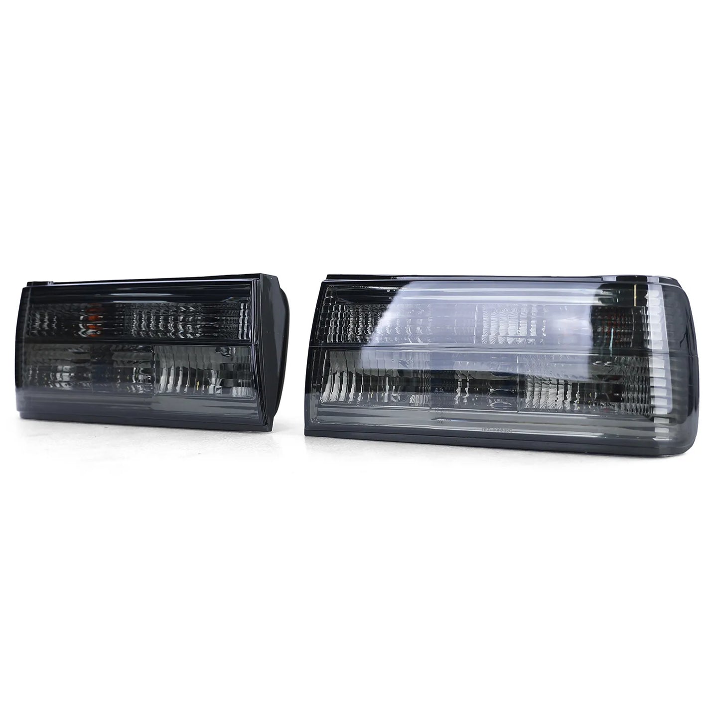 🔥Fanali posteriori in vetro trasparente fumé nero adatti per BMW Serie 3 E30 Facelift🔥