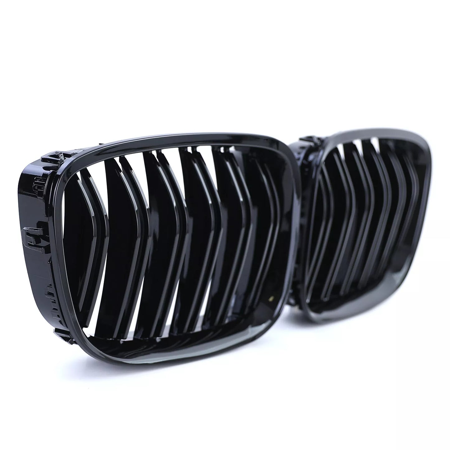 🔥Griglia del radiatore sportiva a doppia barra lucida per BMW Serie 5 GT F07🔥