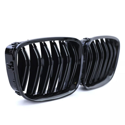 🔥Griglia del radiatore sportiva a doppia barra lucida per BMW Serie 5 GT F07🔥