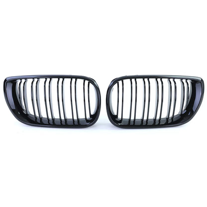 🔥Griglia griglia radiatore sportiva a doppia barra per BMW Serie 3 E46 01-05🔥
