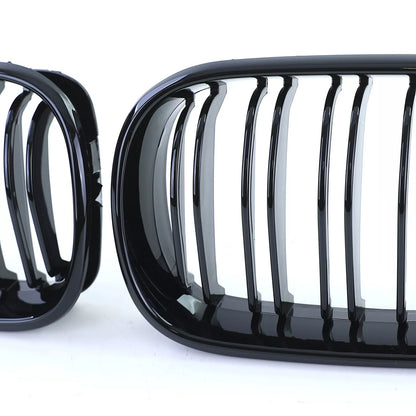 🔥Griglia griglia radiatore sportiva a doppia barra per BMW Serie 3 E46 01-05🔥
