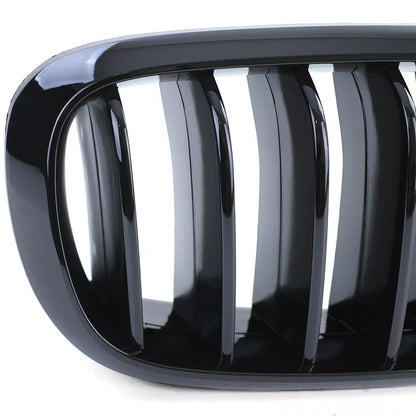 🔥Griglia del radiatore sportiva performance nera lucida per BMW X5 F15 X6 F16 13-19🔥