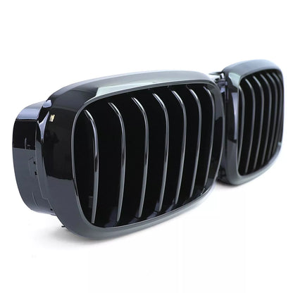 🔥Griglia del radiatore sportiva performance nera lucida per BMW X5 F15 X6 F16 13-19🔥