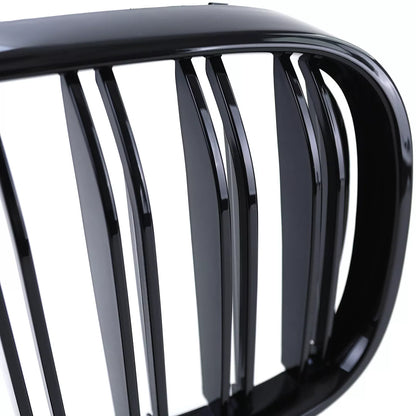 🔥Griglia del radiatore sportiva a doppia barra lucida per BMW G11Serie7 15-19🔥