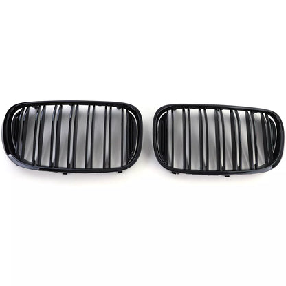 🔥Griglia del radiatore sportiva a doppia barra lucida per BMW G11Serie7 15-19🔥