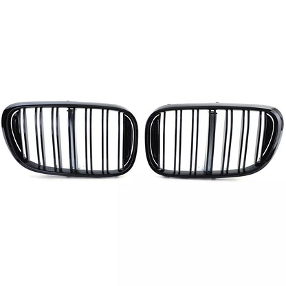 🔥Griglia del radiatore sportiva a doppia barra lucida per BMW G11Serie7 15-19🔥