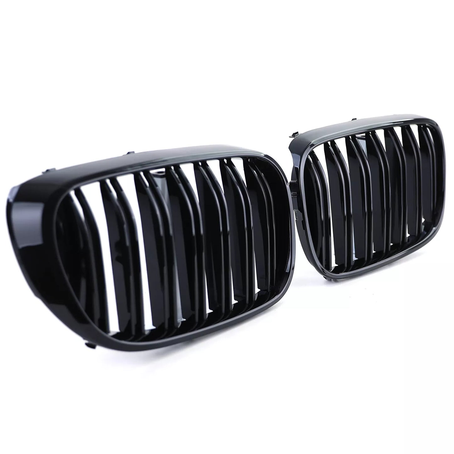 🔥Griglia del radiatore sportiva a doppia barra lucida per BMW G11Serie7 15-19🔥