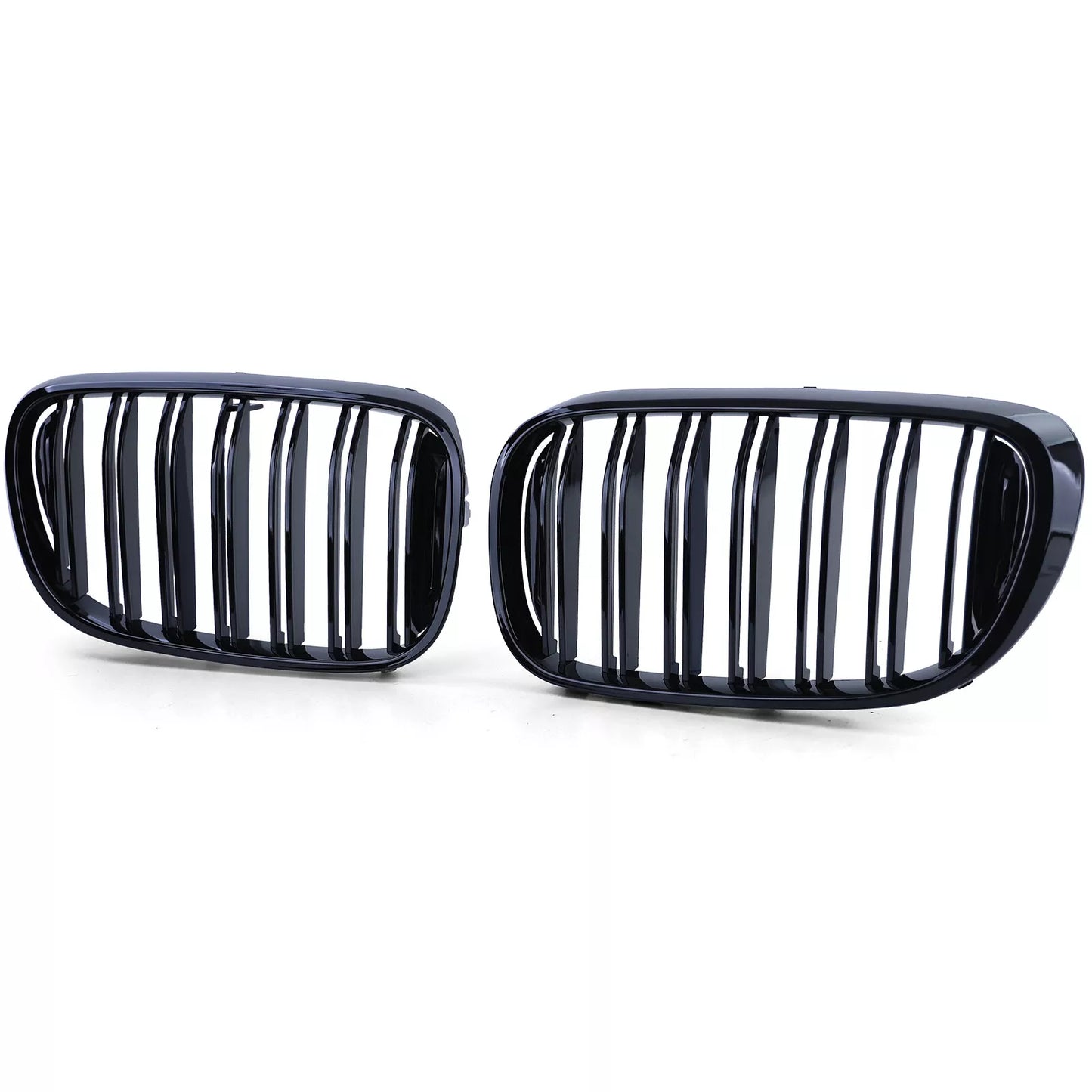 🔥Griglia del radiatore sportiva a doppia barra lucida per BMW G11Serie7 15-19🔥