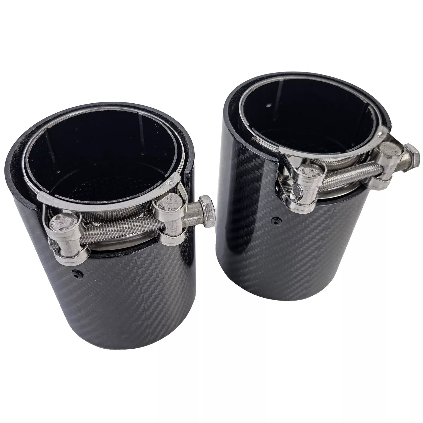 🔥2x terminali di scarico in carbonio per serie 2 BMW F22 F23 M235i M240i🔥