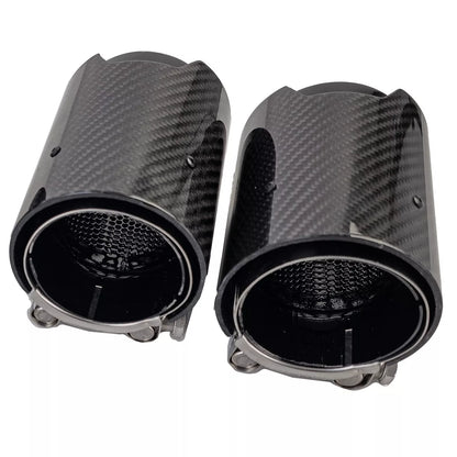 🔥2x terminali di scarico in carbonio per serie 2 BMW F22 F23 M235i M240i🔥