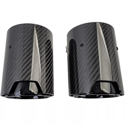 🔥2x terminali di scarico in carbonio per serie 2 BMW F22 F23 M235i M240i🔥