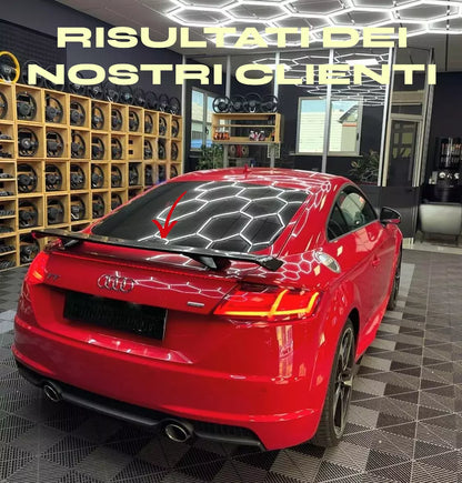 ⚡0959 SPOILER ADATTO PER AUDI RSTT 8J TT FV A5 A6 A7 BERLINA LOOK RS NERO LUCID⚡
