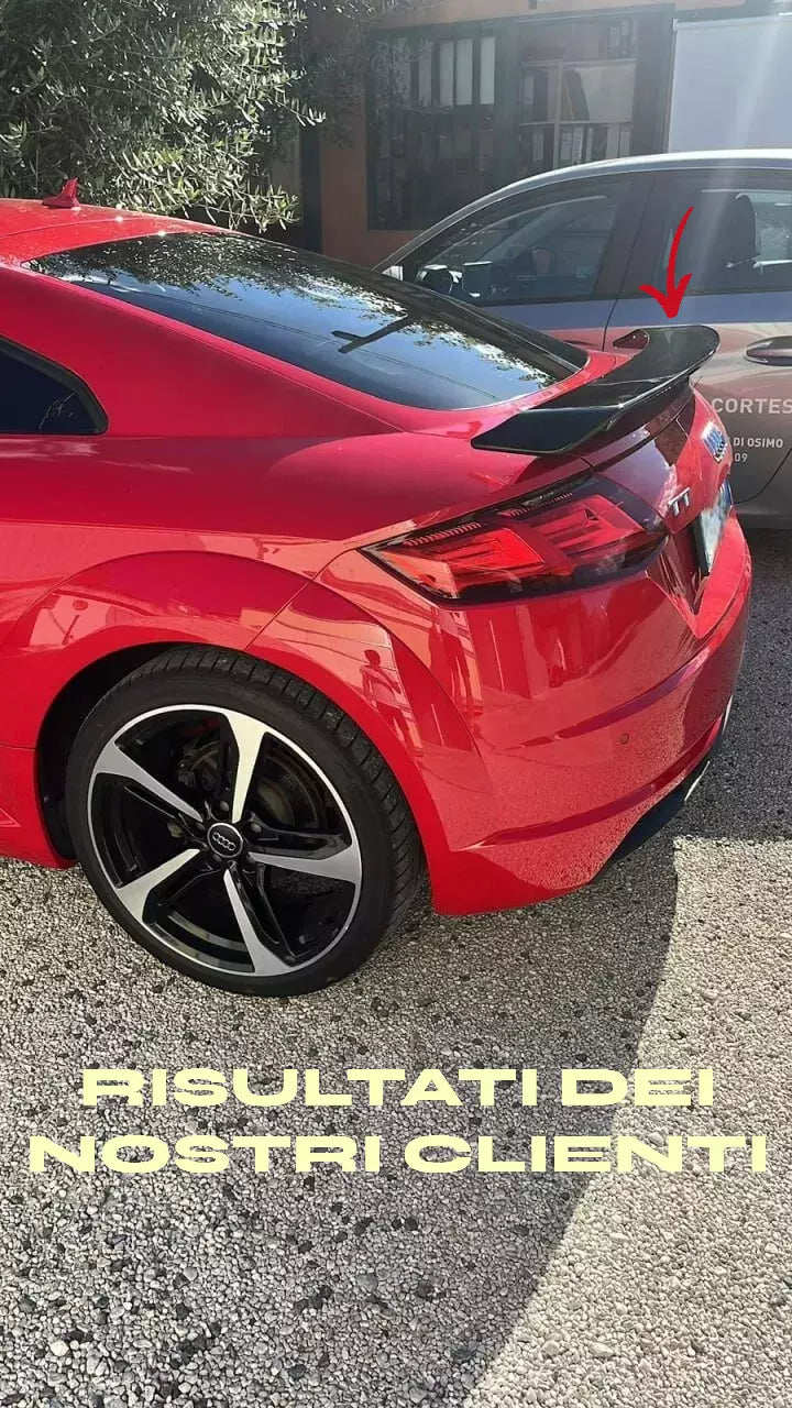 ⚡0959 SPOILER ADATTO PER AUDI RSTT 8J TT FV A5 A6 A7 BERLINA LOOK RS NERO LUCID⚡