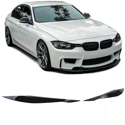 🔥Copri fari evil eye nero lucido adatti per serie 3 BMW F30 F31 11-19🔥
