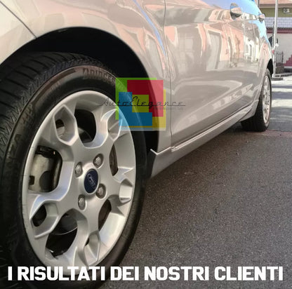 🔥0864 MINIGONNE LATERALI FORD FIESTA VI 5 PORTE SOTTO PORTA LOOK ST / ZETEC 🔥