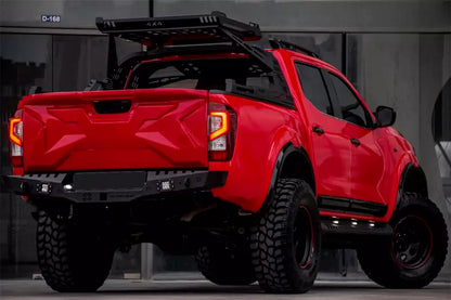 ⭐Protezione portellone per Nissan Navara D23 14+NP300 nero opaco tailgate cover⭐