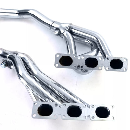 🔥Collettore racing in acciaio inox per BMW E34 520i 24V + 525i 24V M50🔥