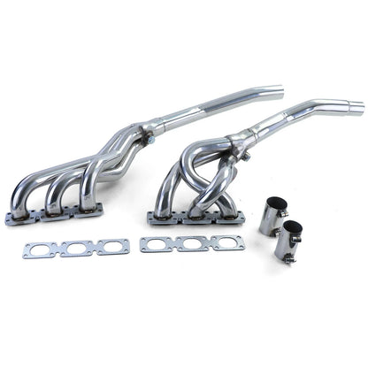 🔥Collettore racing in acciaio inox per BMW E34 520i 24V + 525i 24V M50🔥