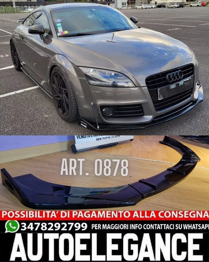 🔥0878 SPLITTER SOTTO PARAURTI ANTERIORE AUDI TT 8J ABS SPORTIVO SPOILER RSTT🔥