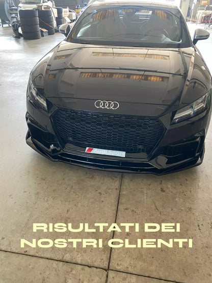 🔥0878 SPLITTER SOTTO PARAURTI ANTERIORE AUDI TT 8J ABS SPORTIVO SPOILER RSTT🔥