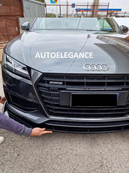 🔥0878 SPLITTER SOTTO PARAURTI ANTERIORE AUDI TT 8J ABS SPORTIVO SPOILER RSTT🔥