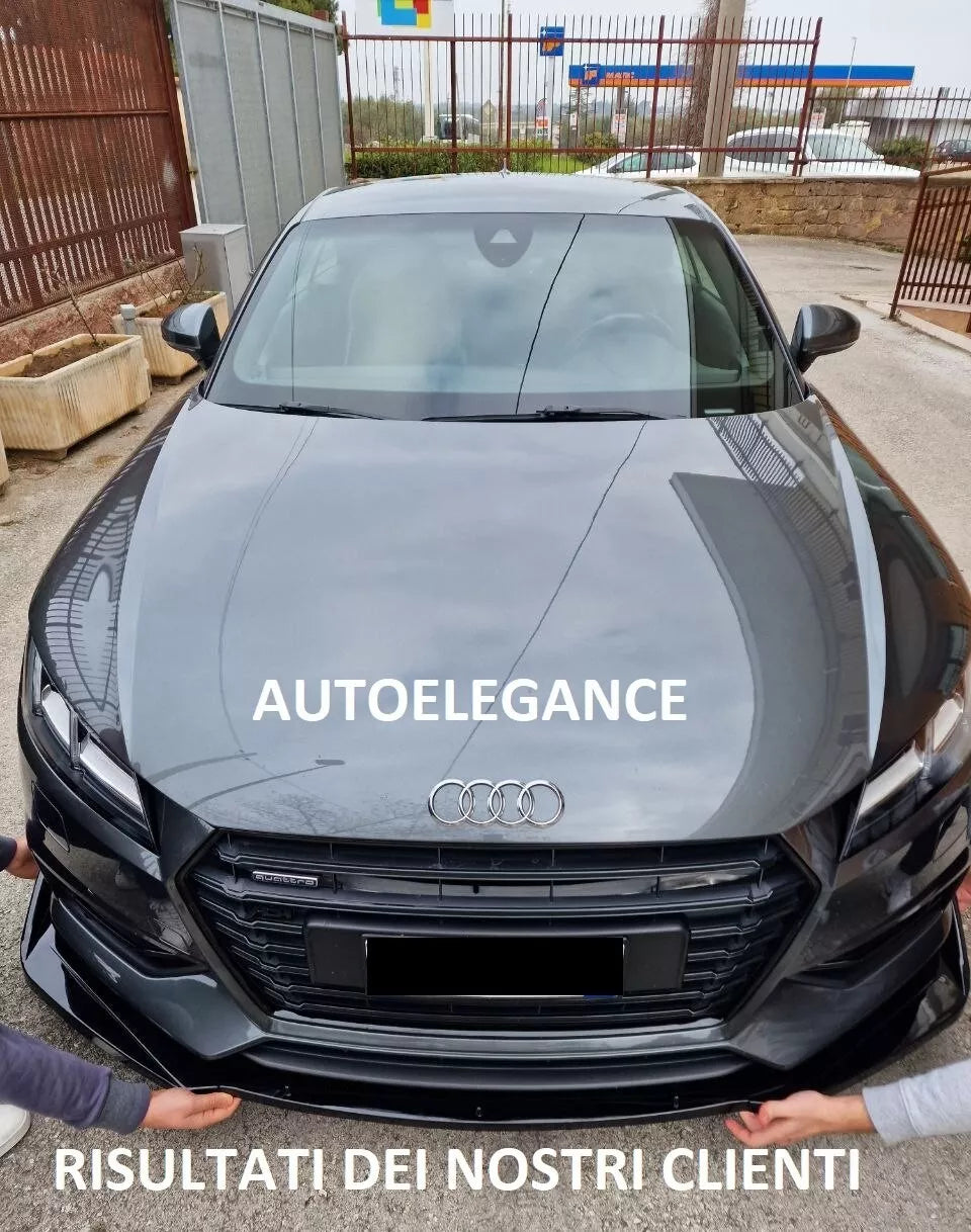 🔥0878 SPLITTER SOTTO PARAURTI ANTERIORE AUDI TT 8J ABS SPORTIVO SPOILER RSTT🔥