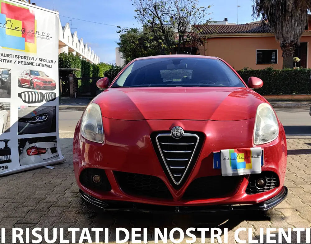 🥀0274 ALFA ROMEO GIULIETTA SPLITTER LIP SPOILER SOTTO PARAURTI ANTERIORE🥀