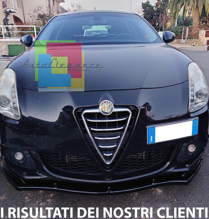 🥀0274 ALFA ROMEO GIULIETTA SPLITTER LIP SPOILER SOTTO PARAURTI ANTERIORE🥀