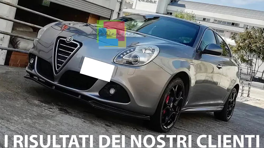 🥀0274 ALFA ROMEO GIULIETTA SPLITTER LIP SPOILER SOTTO PARAURTI ANTERIORE🥀
