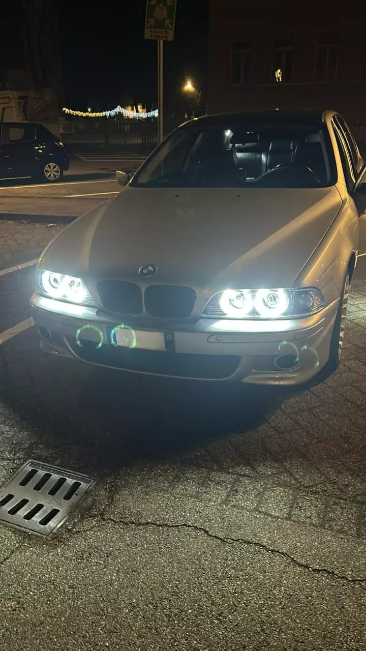 🔥1756 FARI ANTERIORI ADATTO PER BMW SERIE 5 E39 95-03 NERIXENO D2S ANGEL EYES🔥