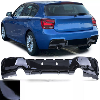 🔥 Diffusore posteriore sportivo performante lucido per serie 1 BMW F20 F21🔥