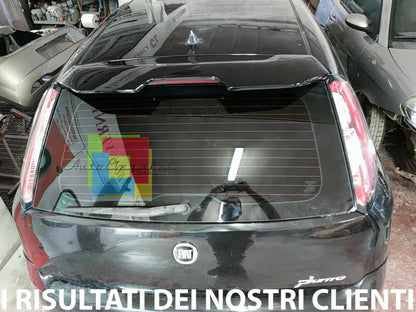🔥0268 ALETTONE SPORTIVO ADATTO FIAT PUNTO EVO GRANDE PUNTO SPOILER TETTO NERO🔥