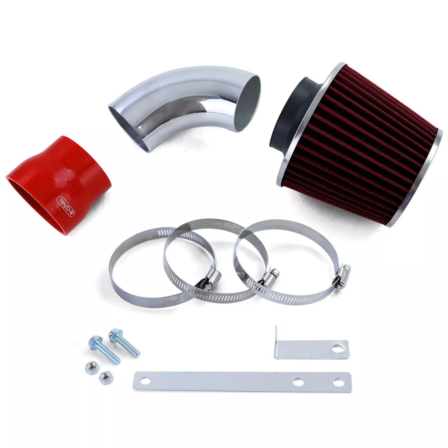 🔥Kit aspirazione aria con filtro aria sportivo rosso per BMW Serie 3 E46🔥